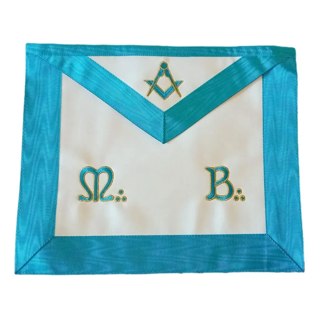 [B012] Tablier Maçonnique de Maître RF Groussier