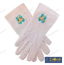Gants Maçonniques 3 Griffes Rite Français Groussier