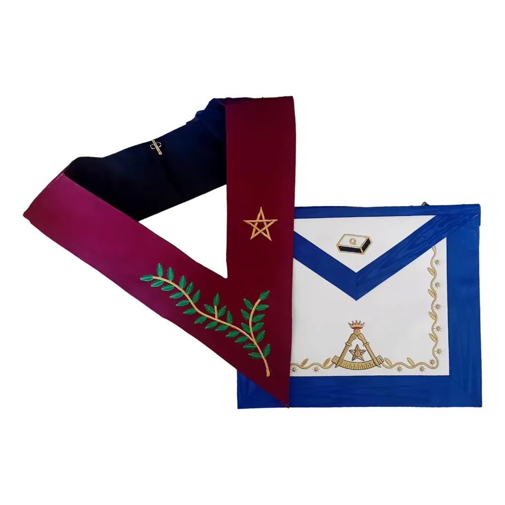 [D006-B019] Ensemble Tablier + Sautoir 14em Reaa Grand Elu