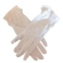 Gants Maçonniques Blancs à Picots