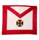 Tablier Maçonnique 18em REAA Chevalier Rose Croix
