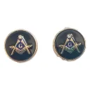 Boutons Manchettes Femme Equerre-Compas-G