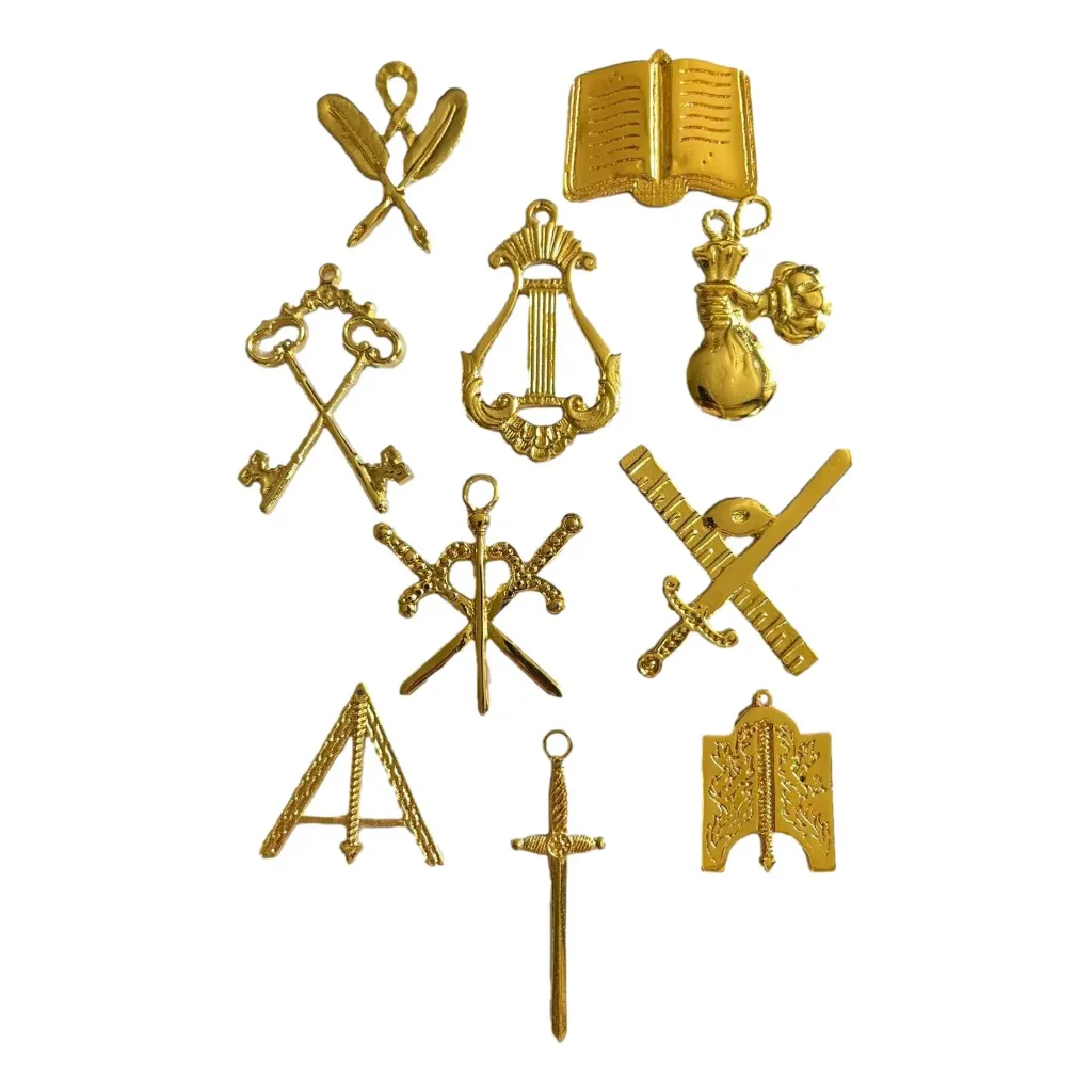 [LOT10BIJOUXOFF] Lot de 10 Bijoux Officiers