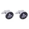 Bouton de Manchettes Equerre Compas G