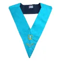 Sautoir Maçonnique Officier Colonne Harmonie Rite Français Groussier