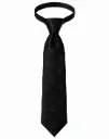 Cravate Maçonnique Equerre - Compas Noir 100% Soie