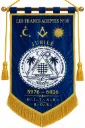 Bannière Jubilé - Support Velours ou Satin - Broderies Machine