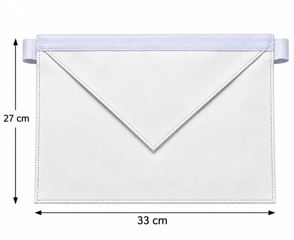 Tablier d’Apprenti - Compagnon – Taille Médium 33 cm x 27 cm