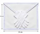 Ensemble Tablier Apprenti - Compagnon + Gants - Dimensions 35 cm L x 30 cm H Moiré